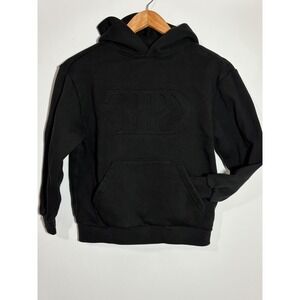 The Tortured Poets‎ Department Taylor Swift Embossed Logo Black Hoodie Youth M